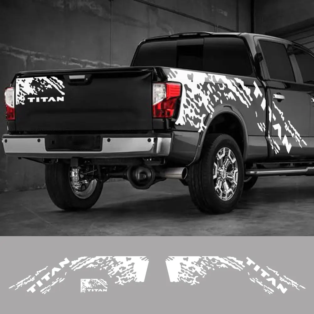 Боковые наклейки для кузова пикапа Nissan Titan S SL SV Графический брызговик грузовика