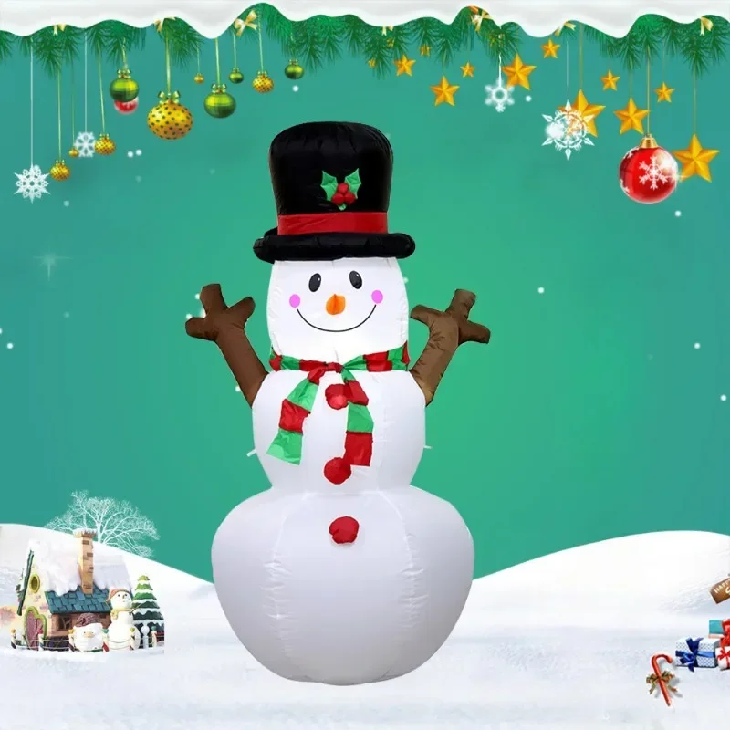 

Рождественская надувная гирлянда 1,6 м, Рождественская надувная ветка елки, снеговик, украшение для сада, Рождественская атмосфера