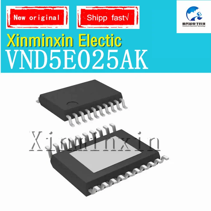 

10PCS/lot VND5E025AK VND5E025 SSOP20 IC chip New Original