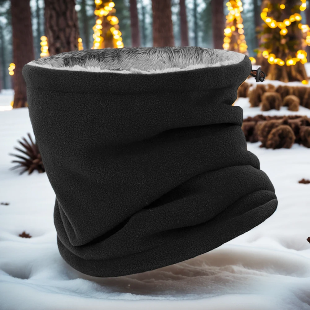 Мужские и женские шарфы на шею ветрозащитный шарф для холодной погоды Флисовый