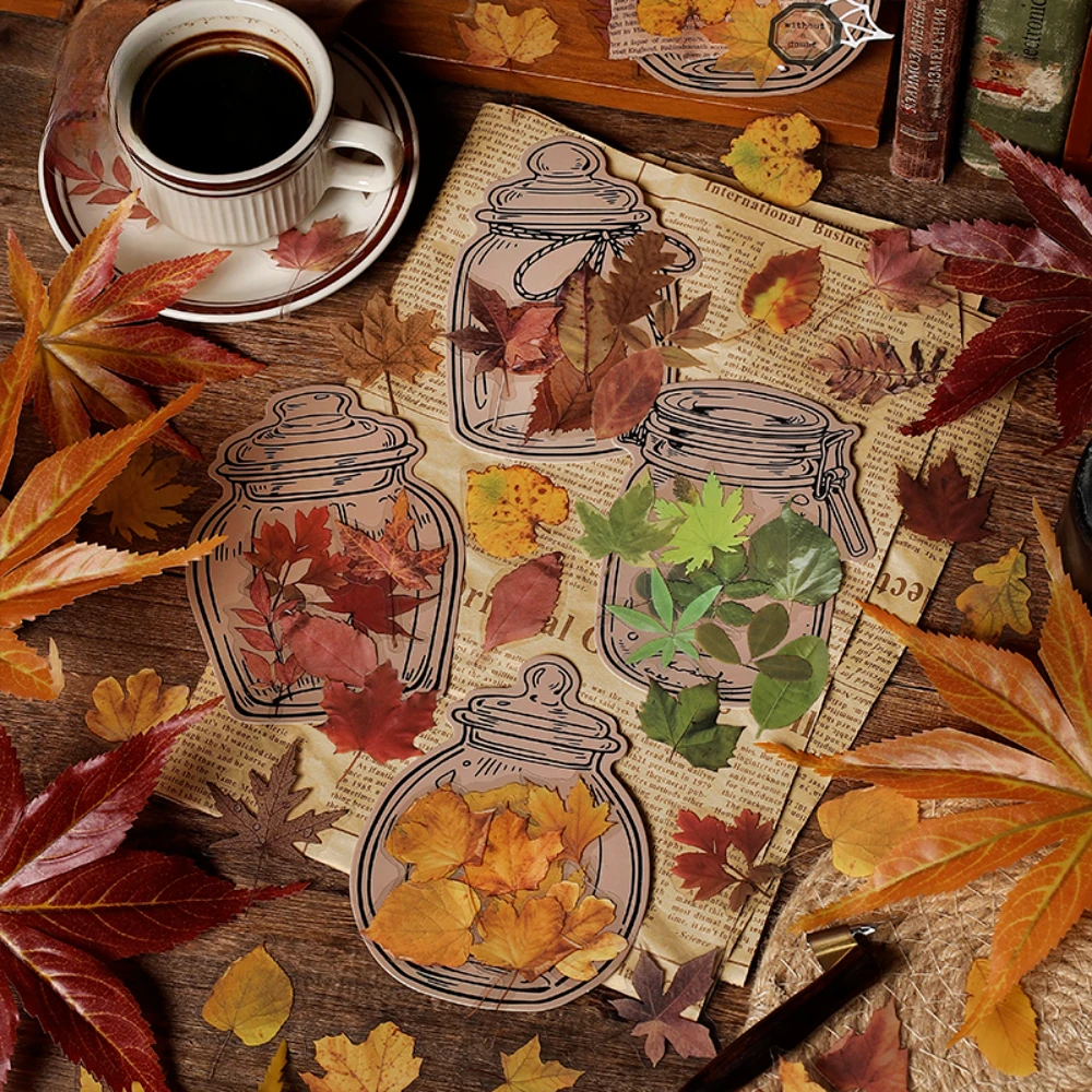 

Наклейка в виде листьев, кленовых листьев, 40 шт.