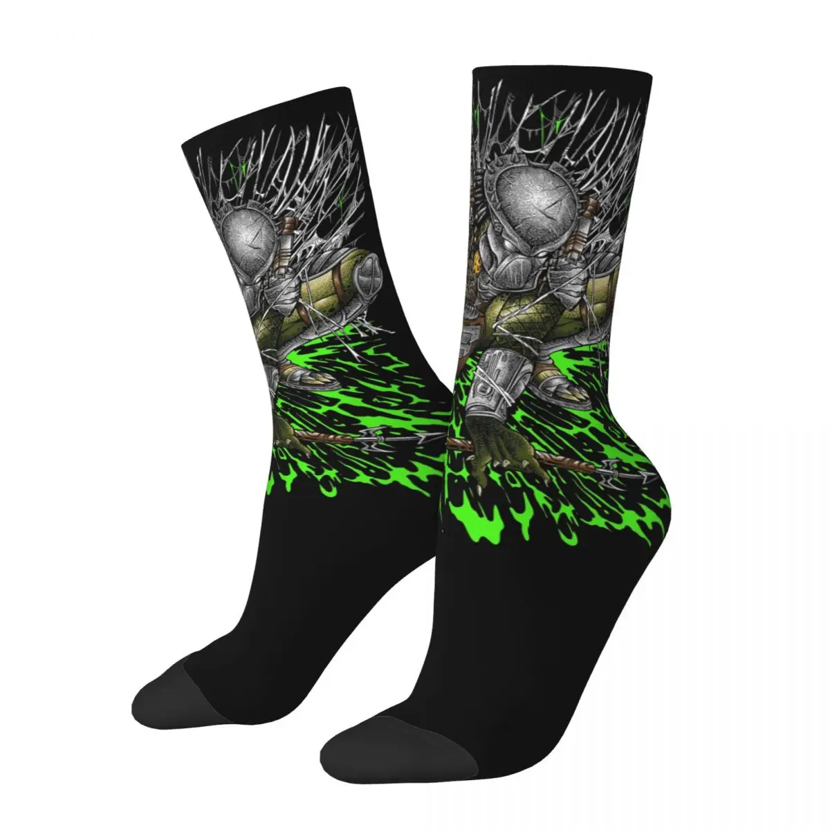 

All Season Cool Men's Women's Alien Predator Hunting Socks Merch Cozy Socks Comfortable Birthday Present