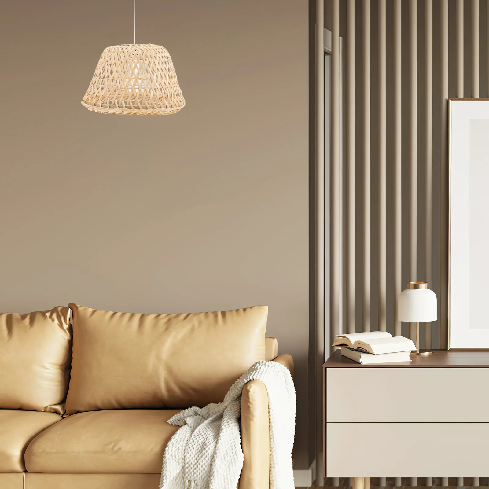 

Shade Lamp Light Woven Floor Lampshade Desk Rustic Table Replacement Cover Tabletop Wicker Seagrass Basket Rattan Accessories