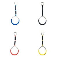 1 pc kids gymnastic ring fitness sports pull up gym rings children multipurpose strap pull up strength training equipment