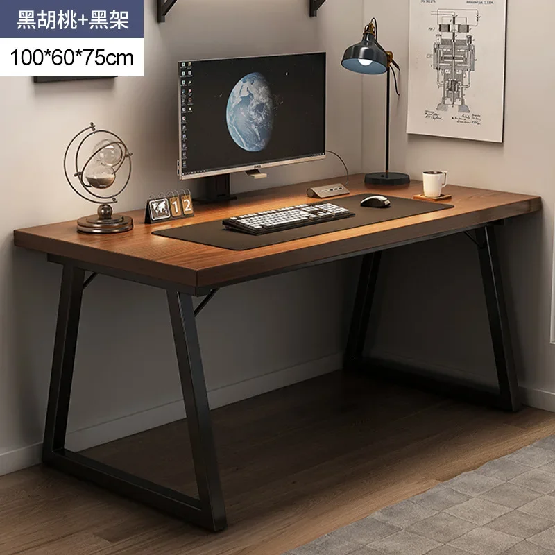 

2023 Year Aoliviya Official New Solid Wood Computer Desk Desktop Office Table Simple Modern Home Writing Desk Light Luxury Doubl