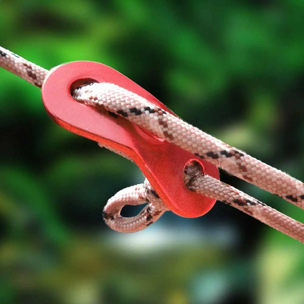 

10pcs/set Outdoor Camping Hiking Tent Parachute Cord Rope Buckle Aluminum Alloy Cord Buckle Tensioners Fastener Travel Kit Tools