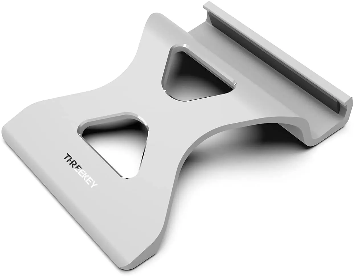 

THREEKEY Mini Cell Phone Stand, Aluminum Phone Stand for Desk Compatible with All Mobile Phones, Electronic Reading