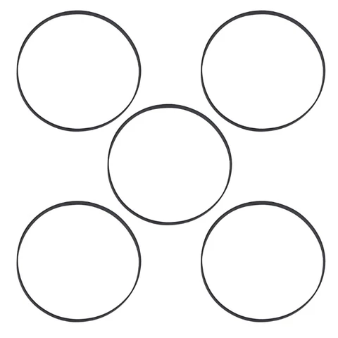 5 шт. 2 мм квадратный сложенный резиновый ремень для записывающих устройств CDROM видеомашин T21A