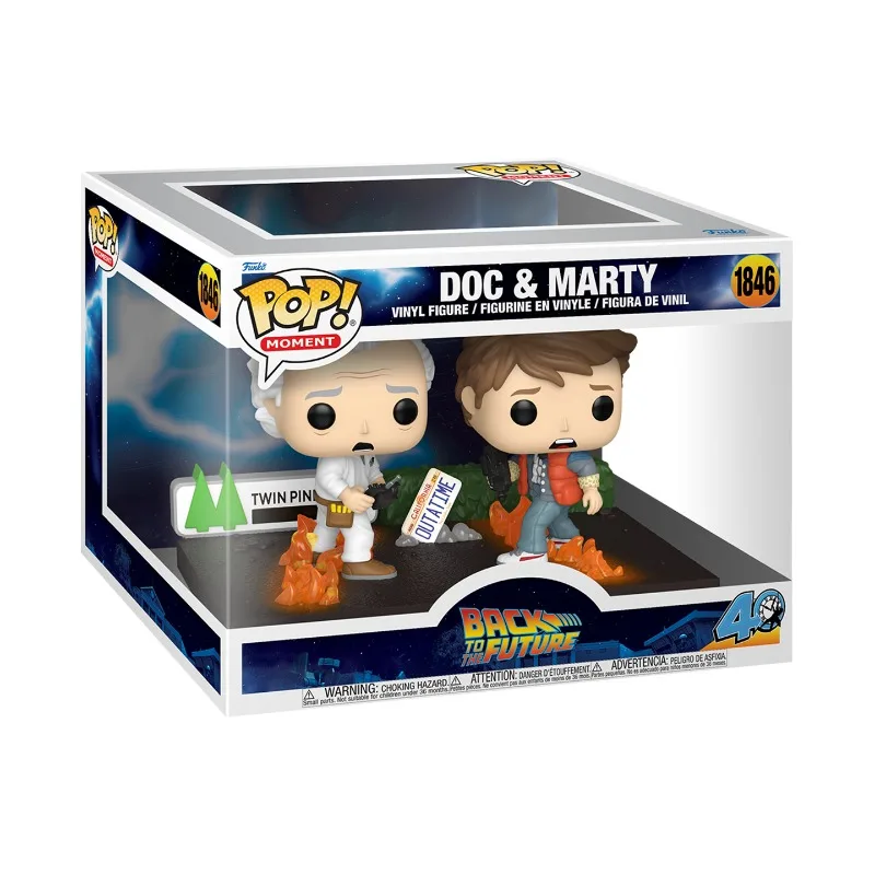Funko POP Назад в будущее Доктор Браун и Мартин.