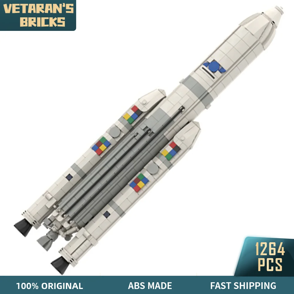 

MOC Ariane V Rocket ESA космический корабль звезда исследование путешествия корабль модель кирпича игрушка строительные блоки детские игрушки для м...