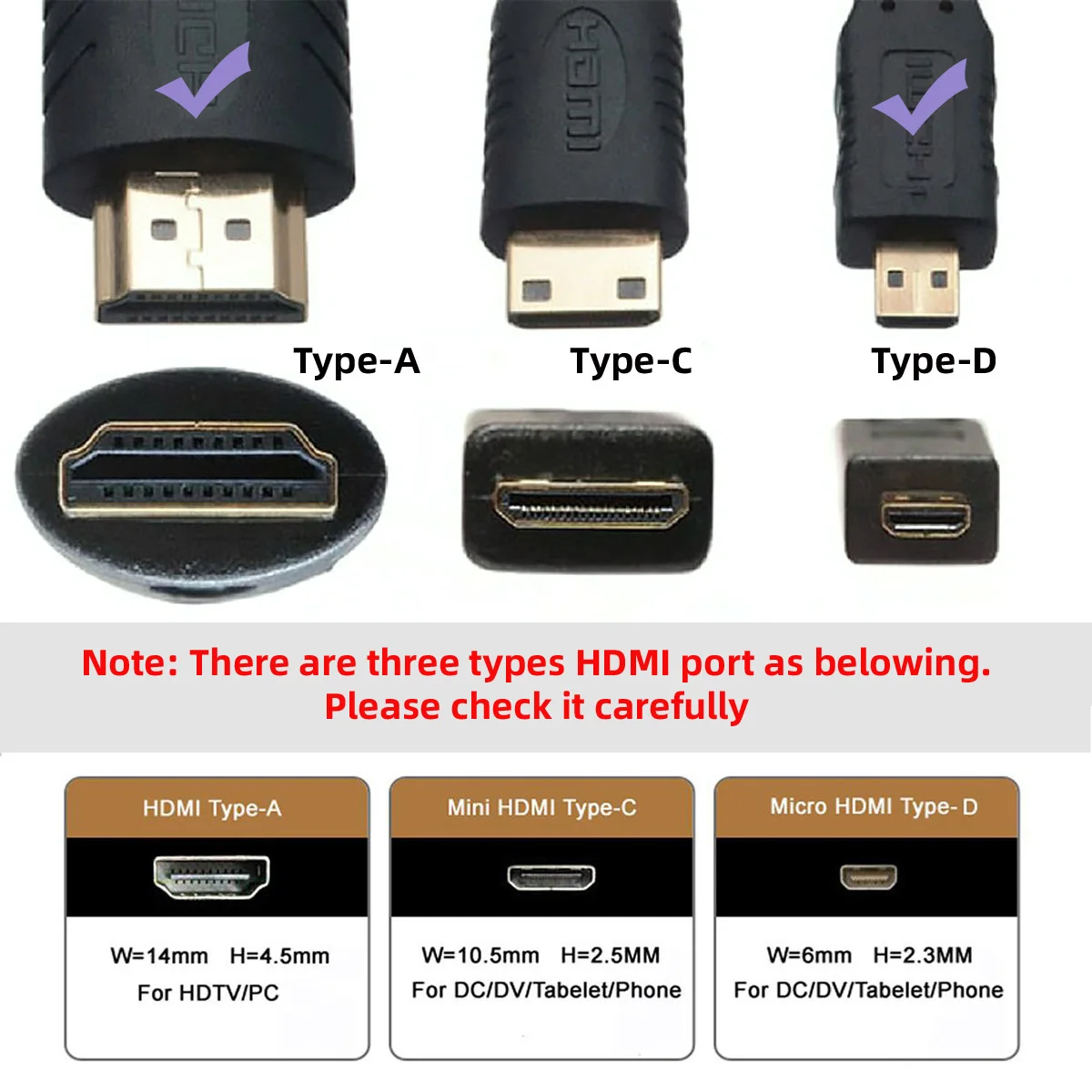 Фото Ультратонкий HDTV-кабель Mini HDMI 2.1 под углом 90 градусов Hyper Super Гибкий тонкий шнур 8K 4K Type-A к Type-C для камеры HDTV №5