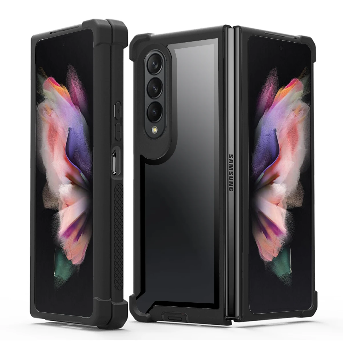 Защитный чехол в стиле милитари для Galaxy Z Fold 6/Z 5/Z 4/Z 3