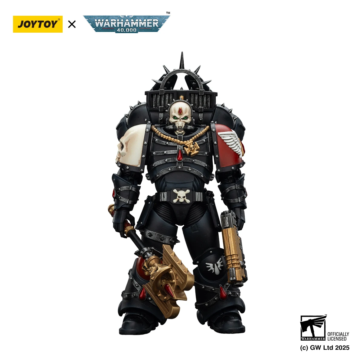 Фото [Предзаказ] JOYTOY Warhammer 40K 1/18 Фигурка Темные ангелы Deathwing Knight/Blood Angels Модель Sanguinor/Lemartes NPCS №2