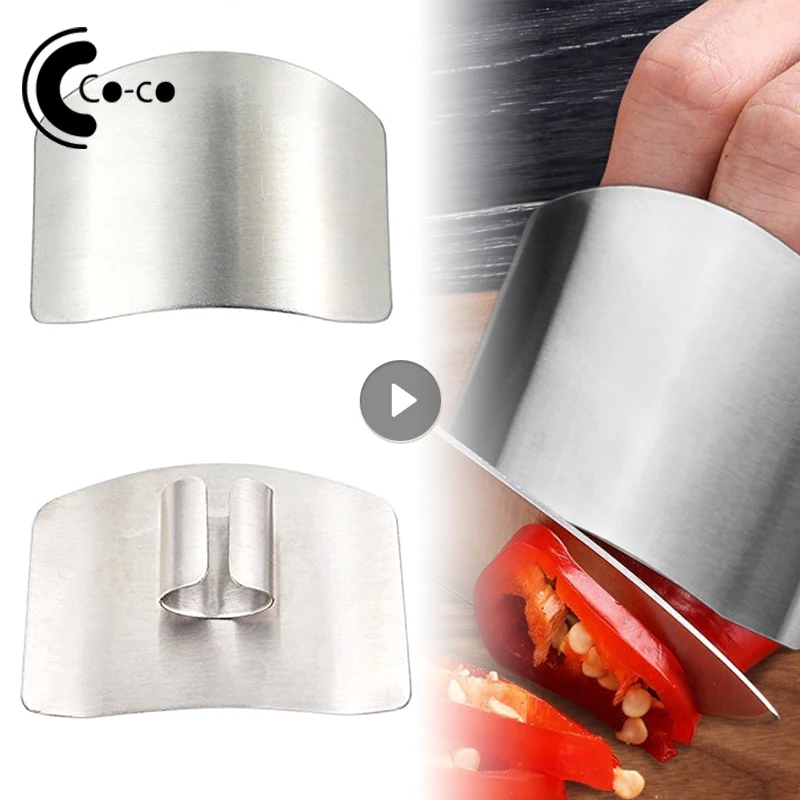 

Защитная накладка на палец из нержавеющей стали, защитная накладка на палец для руки и руки, защитный инструмент для резки пальцев, кухонные...