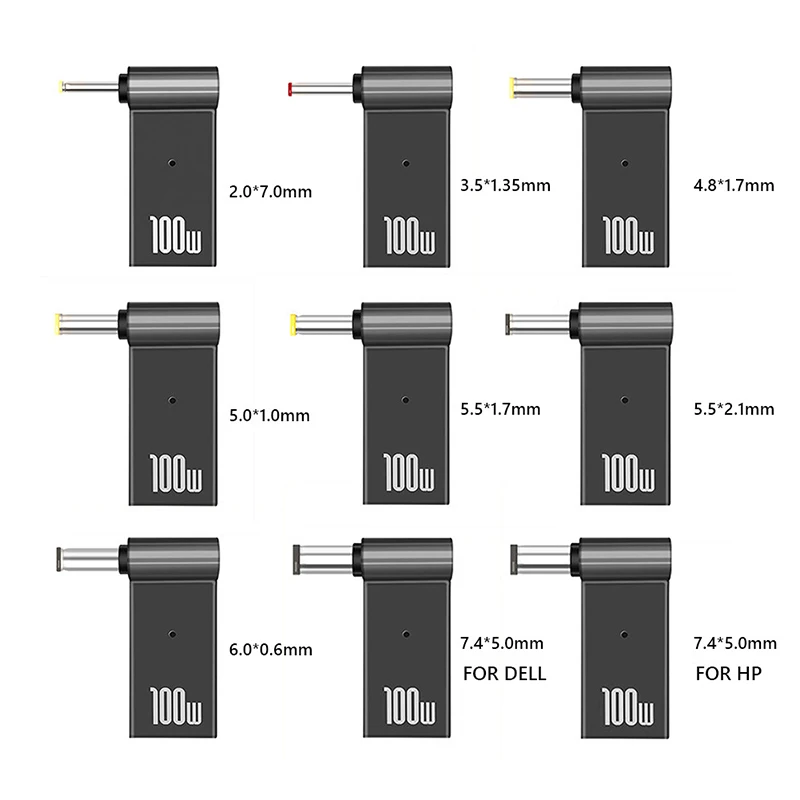 

Адаптер питания для ноутбуков Dell/HP/ASUS, 100 Вт, 5 А