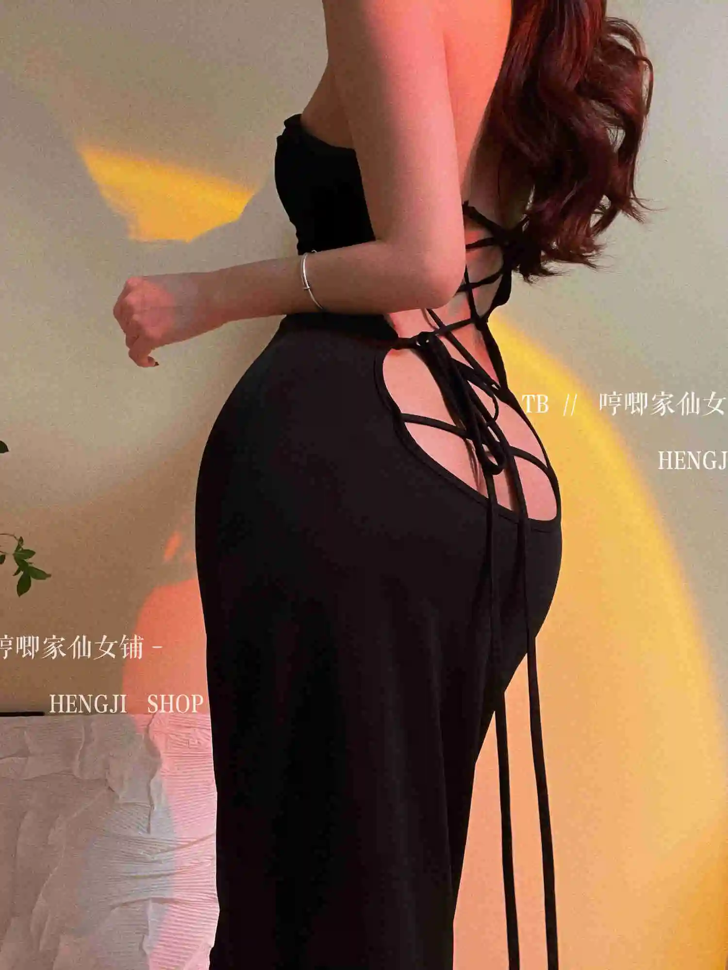 

Sexy Sweet Home Backless Bandage Slim Skinny Long Maxi Dress Knitted Free Dresses Leopard Print Hot Kroean Women Tops 7IZ4