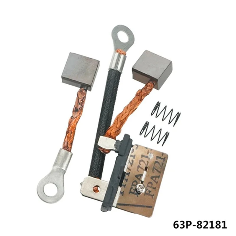 Набор угольных щеток 2X 63P-82181 для подвесного мотора Yamaha 2T &amp 4T 115HP 150HP отделочный