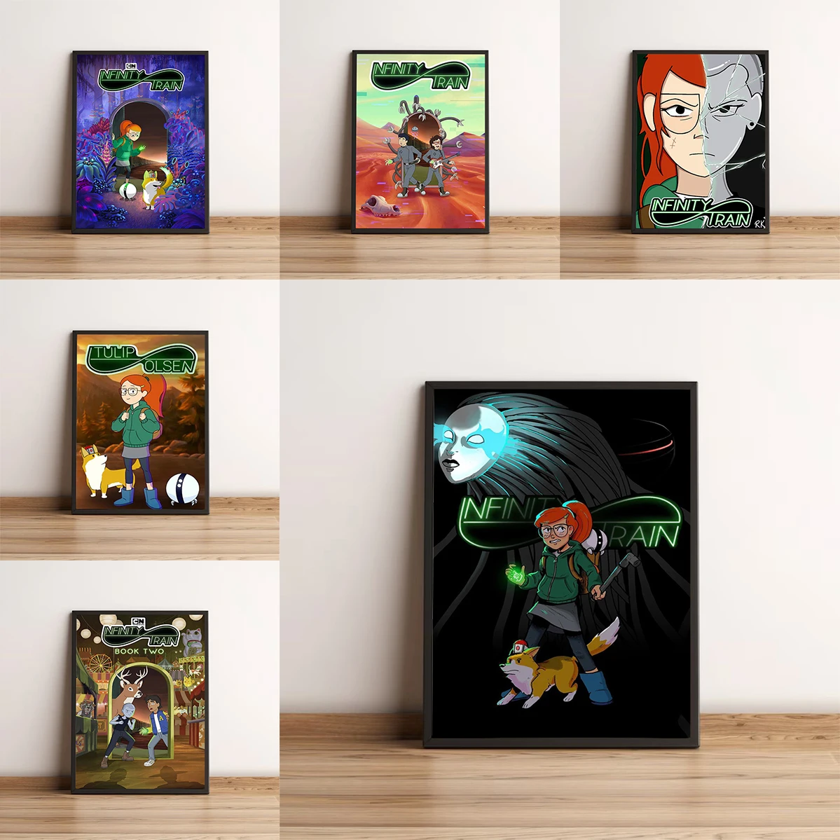 

Posters for Wall Decoration for Home Infinity Train Cartoon Anime Aesthetic Room Decoration Painting on Canvas Decor Poster Art