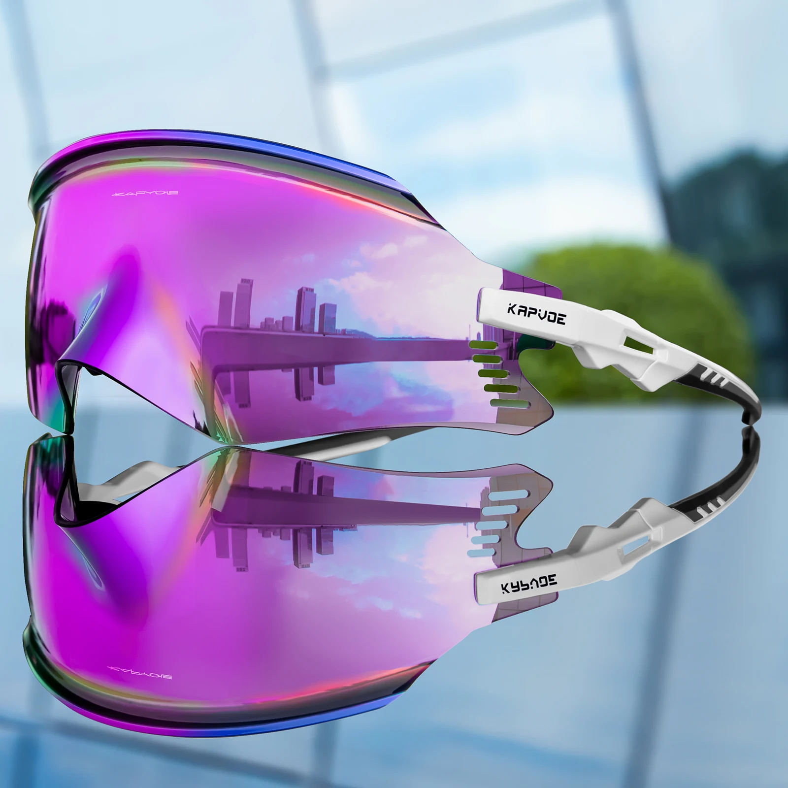 

Kapvoe Cycling Glasses UV400 Bike Sunglasses for Men MTB Eyewear Outdoor Road Sport Goggles Bicycle Glasses Oculos De Ciclismo
