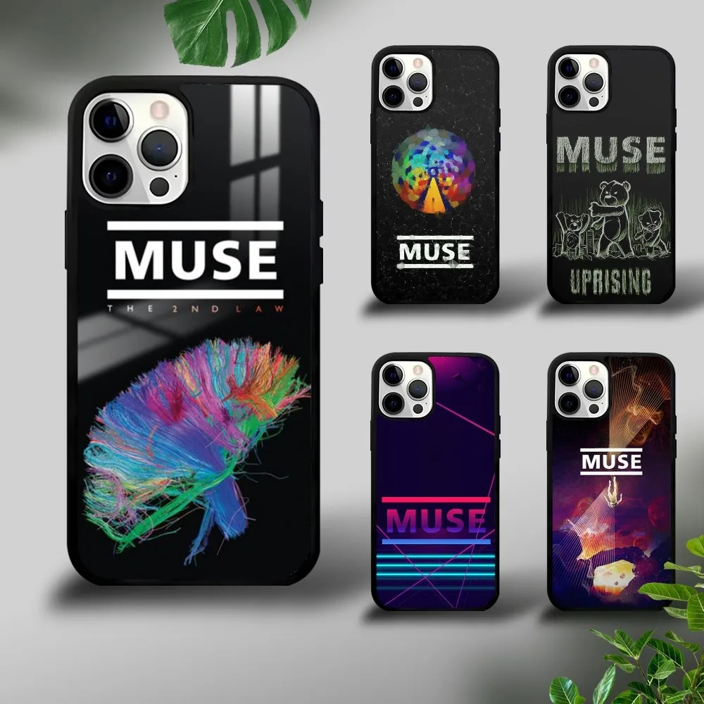 Чехол для телефона Great Band M-MUSE iPhone 16 15 14 13 12 11 Pro Xs Max Mini Plus Celulares Hard Funda