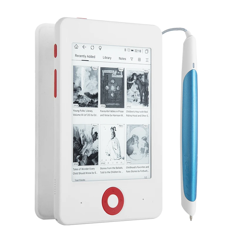 

D62 Android 6inch chareable E ink Book reader TXT BT wifi Gray touch screen for education