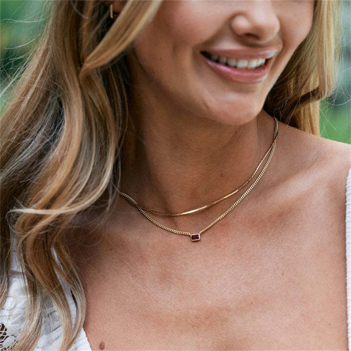 Ожерелье с подвеской в виде камня декабря новое ожерелье 12 созвездиями титановая