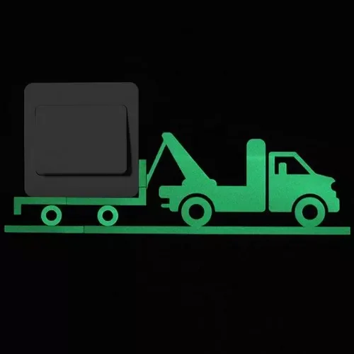 

New in Cartoon Switch Sticker Glow in the Dark Cat Sticker Fluorescent Fairy Moon Stars Sticker Kid Room Decoration Home Decor e