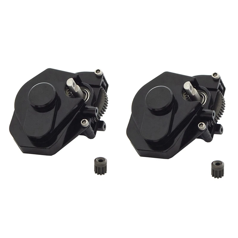 

2X Metal Complete Gearbox Transmission Gears Set Gear Box For Axial SCX24 1/24 RC Crawler Car Upgrade Parts,3