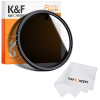 kf concept lens filter nd neutral density fader adjustable nd2 to nd400 37 82mm for sony camera lens filter with cleaning cloth