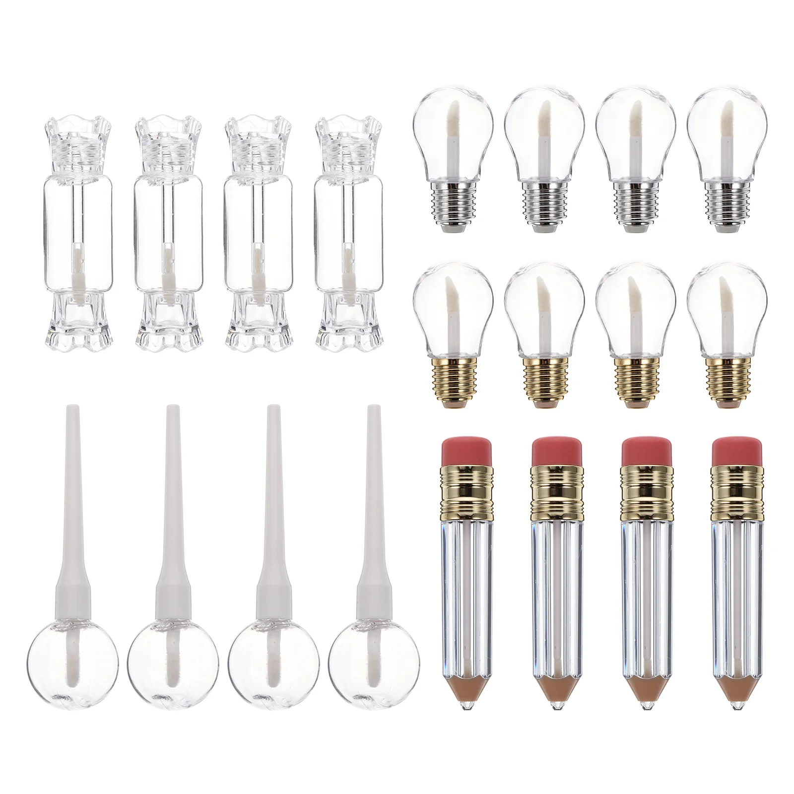 

Lip Gloss Container Tubes Tube Empty Refillable Bottle Vial Lipstick Balm Oil Kit Cosmetic Filling Liquid Mini Samples Travel