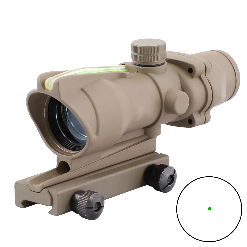 

SPINA Tactical Hunting Optic Sight 1X32 Scope Real green Fiber scope