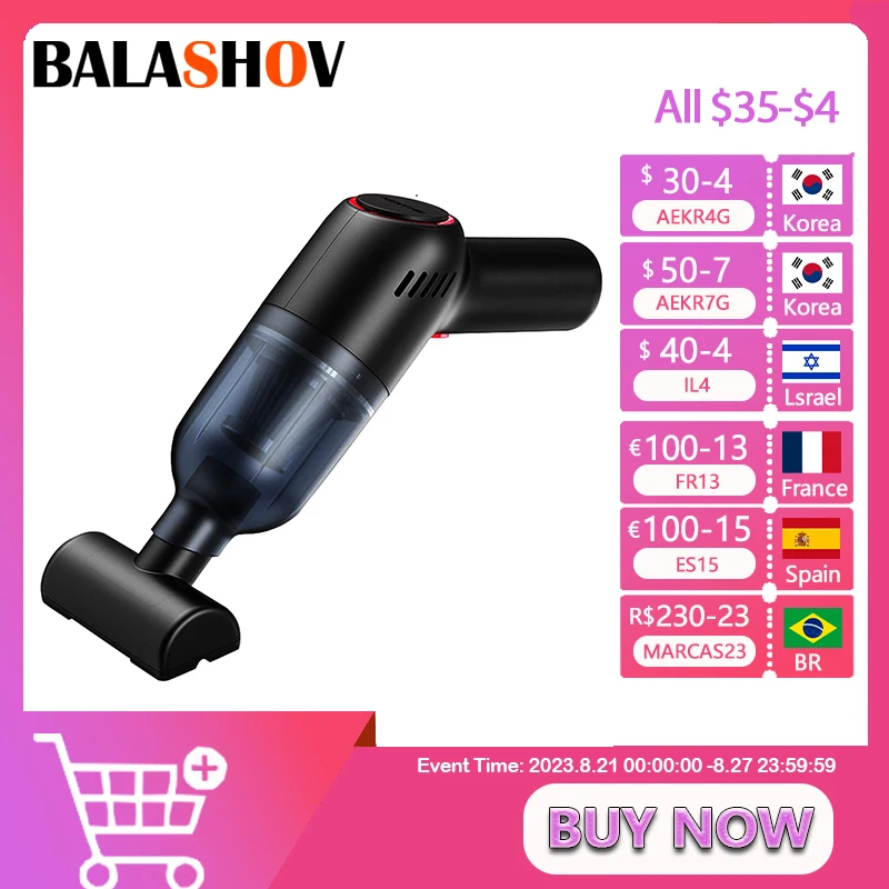 8000pa Wireless Mini Vacuum Cleaner Strong Suction Portable 