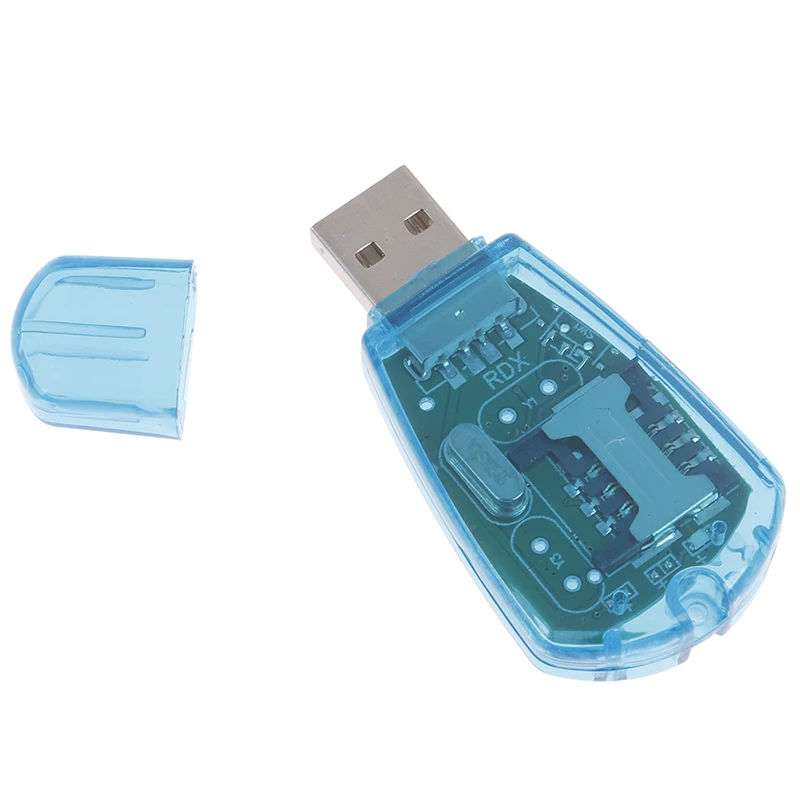 

Портативный USB-ридер для SIM-карт, комплект для копирования/отмычки, устройство для считывания SIM-карт GSM CDMA SMS Резервное копирование + CD