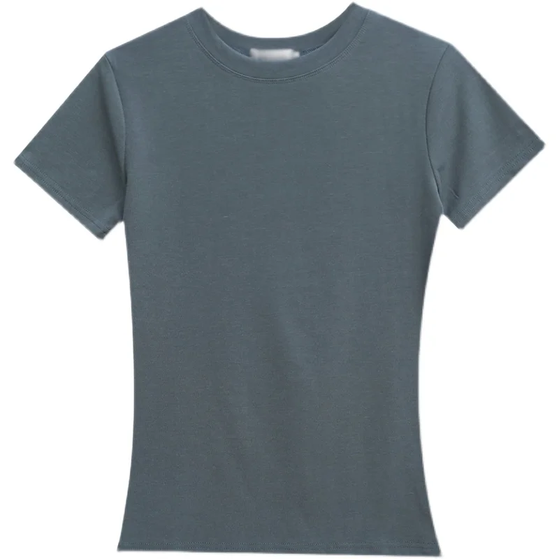 Женская хлопковая футболка с короткими рукавами белая Футболка пятнами для