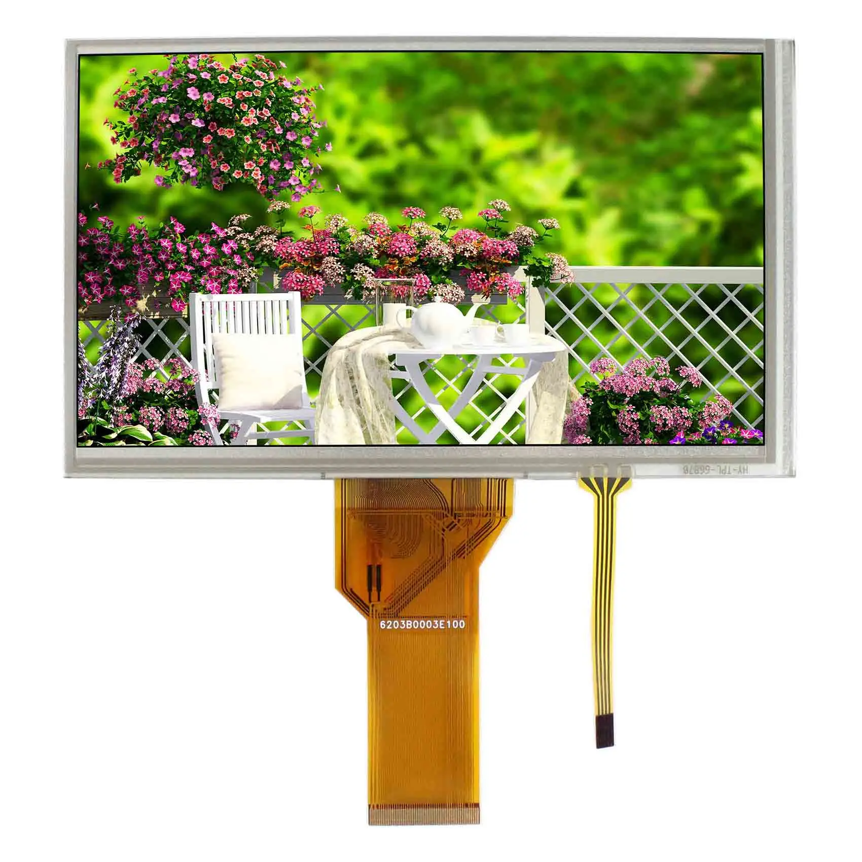

7" AT070TN93 800X480 TFT-LCD Screen 7inch 800X480 Touch Screen Panel Applications for Digital Picture Frames，Portable DVD Player