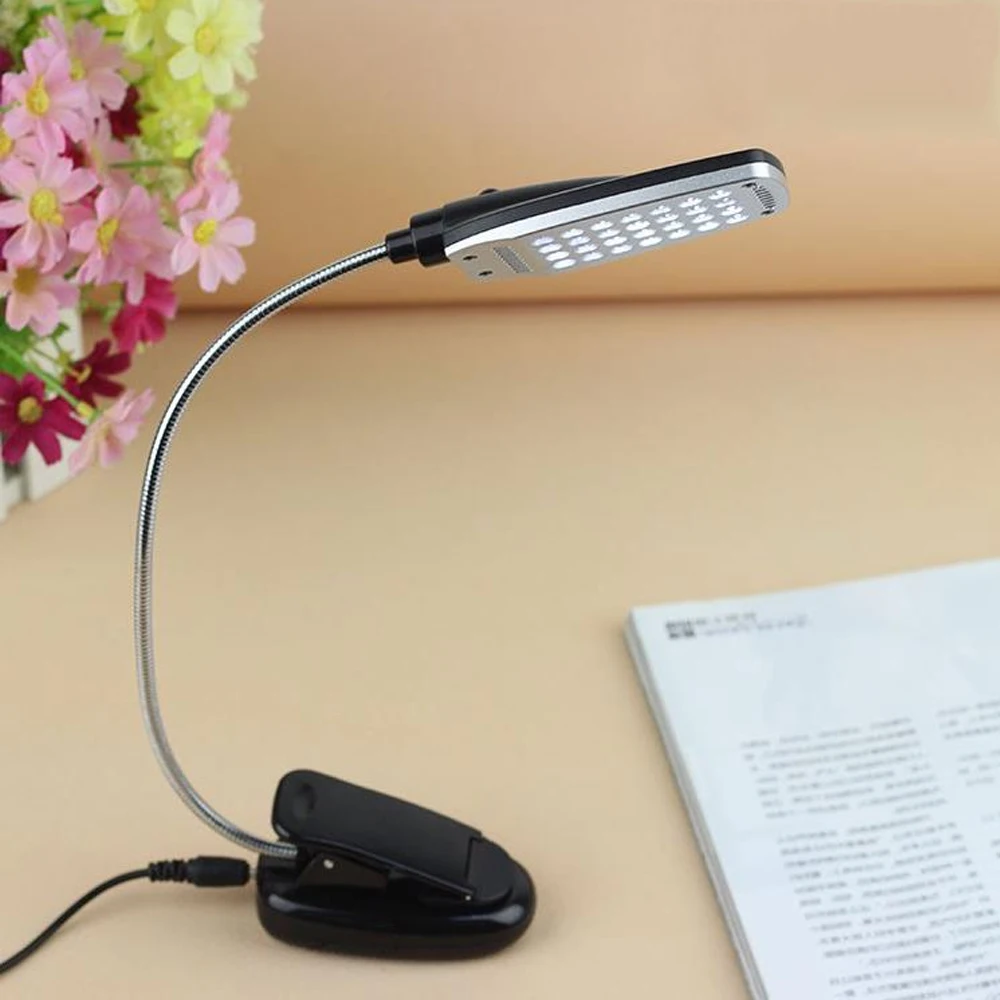 

Гибкая Настольная лампа с питанием от USB/аккумулятора, 28 светодиодов