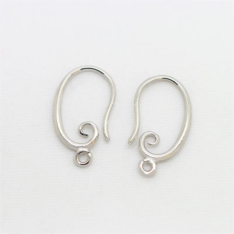 Wholesale 20pcs 925 Sterling Silver Hook Earring Earwire DIY Jewelry Finding Accessories FY-22 | Findings &amp Components