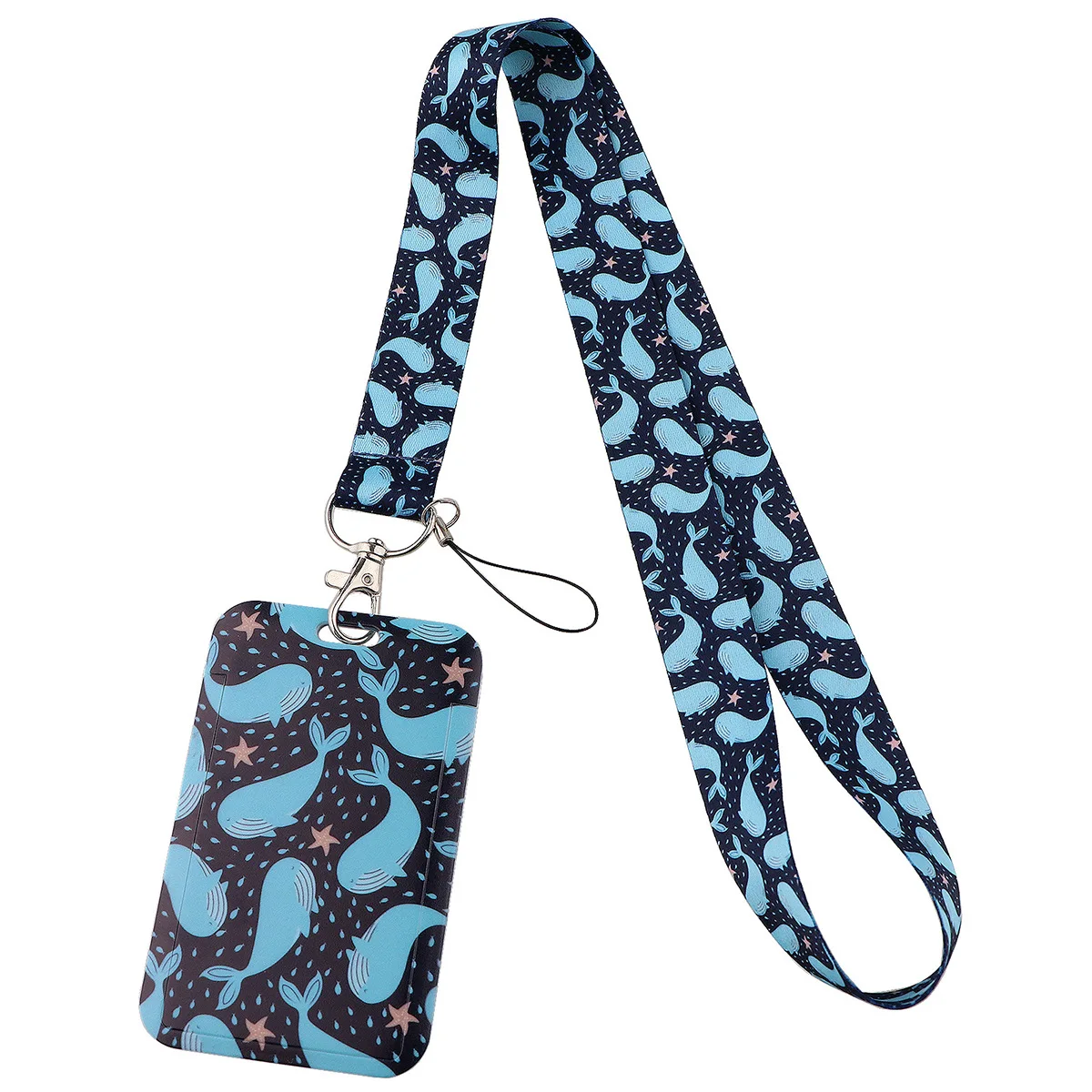 D1743 мультяшный кит дельфин оформление идентификации значок держатель для