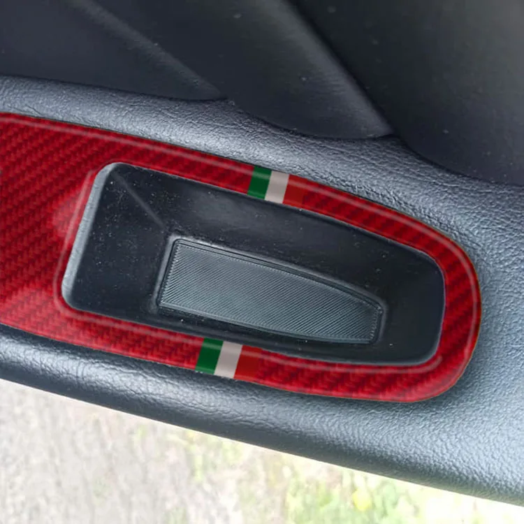 Декоративная рамка для двери красные автомобильные наклейки из углеродного