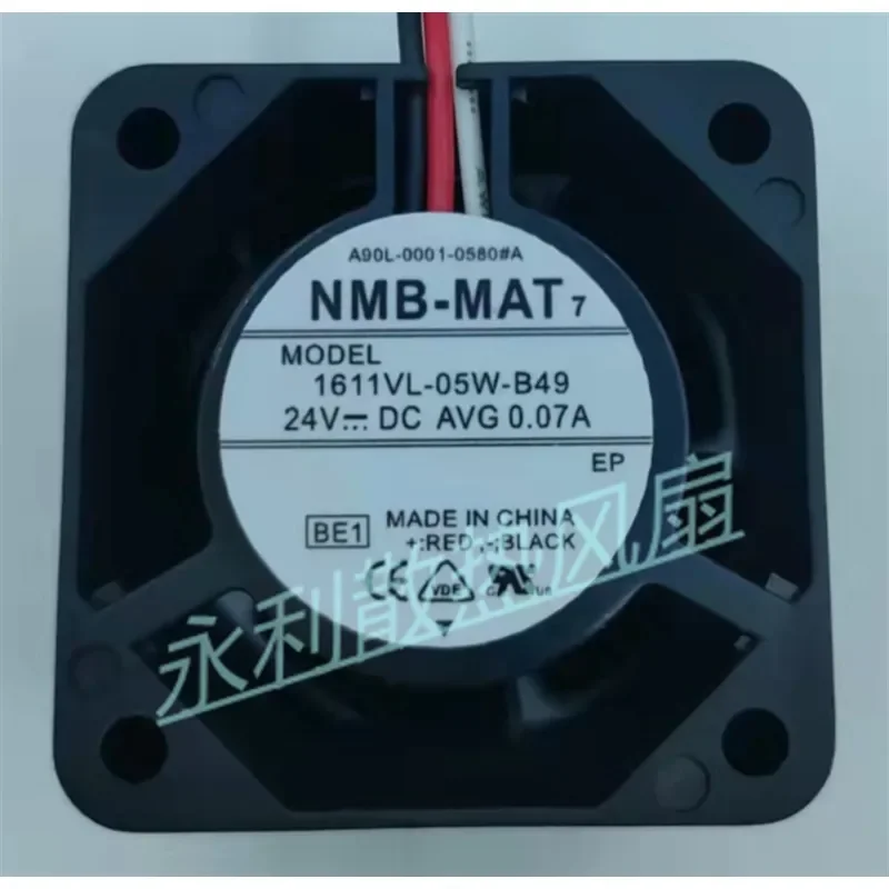 Фото Оригинальный вентилятор Fanuc для 1611VL-05W-B49 и A90L-0001-0580 # Вентилятор охлаждения NMB A/B/C 24В №1