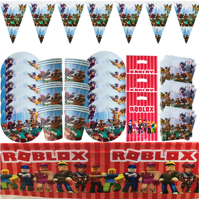 

Robloxed игровая детская одноразовая посуда
