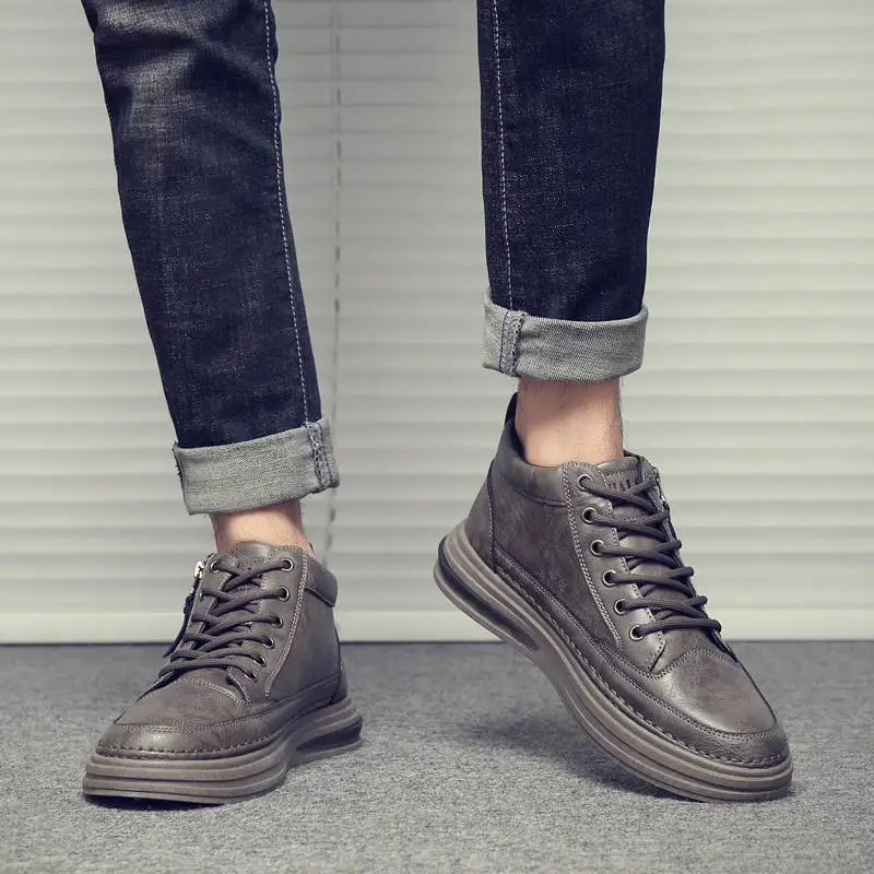 

Здоровые ботинки, международный бренд, высокие кроссовки, мужская белая кружевная обувь, мужские спортивные милые повседневные теннисные т...