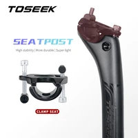 toseek carbon seatpost 27 230 831 6mm matte black mtbroad bike seat post length 400mm seat tube bicycle parts