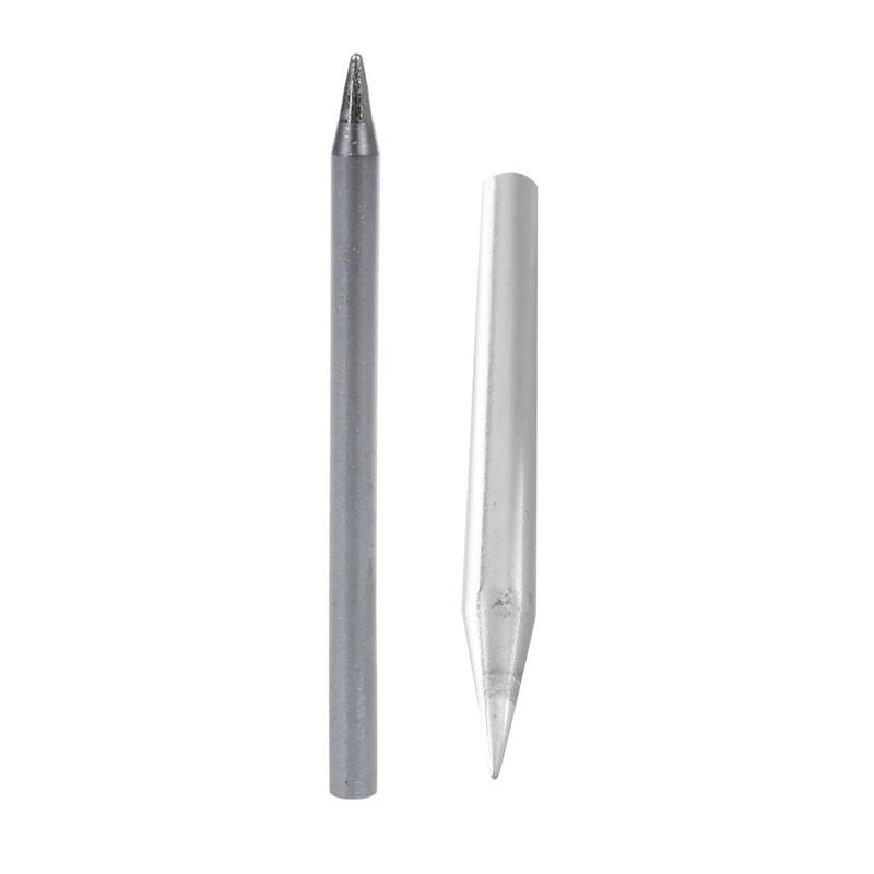 

Hot 2 Pcs Soldering Tip Replacement Soldering Iron Tip Solder Tip, 40W & 60W
