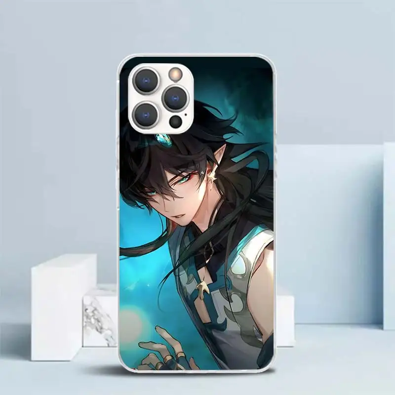 Фото Чехол Honkai Star Rail Dan Heng с мягким покрытием для iPhone 16, 17 Air, 15, 14 Pro Max, 16E, 17E, 13 Mini, 12, 11, 7, SE с принтом №2