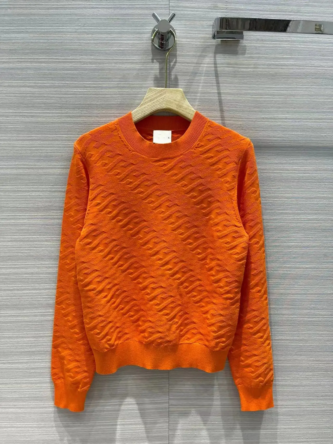 

High Quality Runway Design Solid Sweater Women 2022 Summer Knitted Jacquard Femme Pullover Long Sleeves Sweater