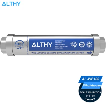ALTHY IPS Whole House Scale Inhibition Inline Water Softener System Descaler Water Filter Purifier Prevent Limescale Corrosion