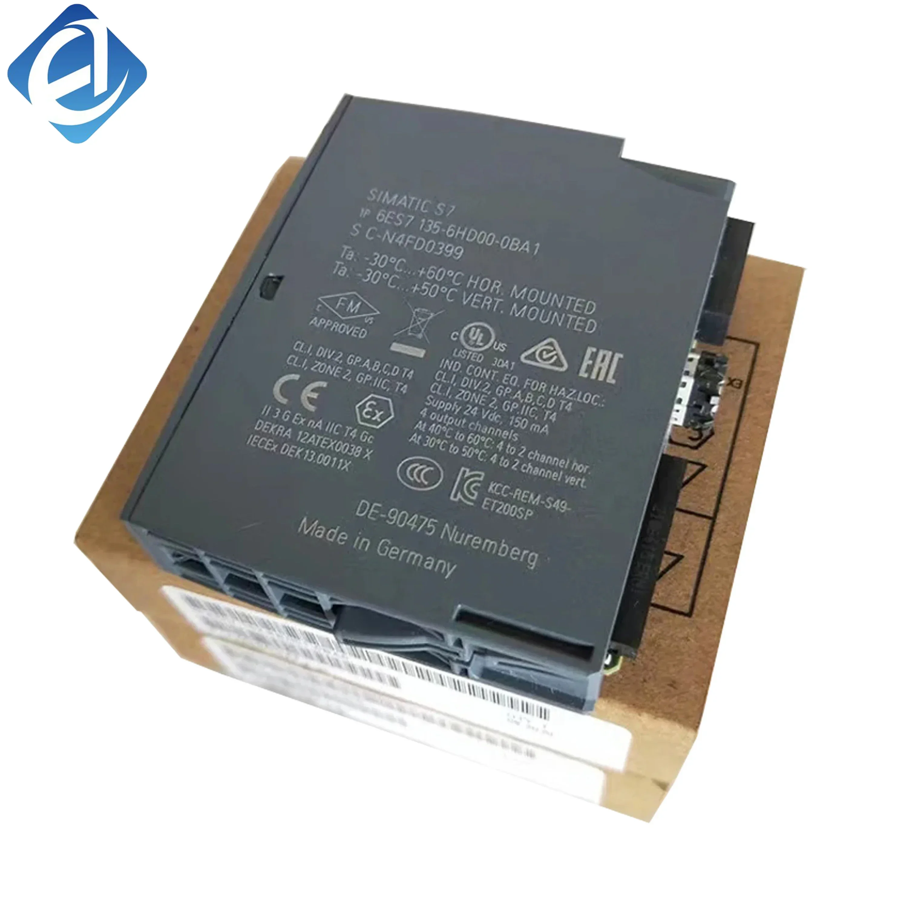 Новый оригинальный 6ES7135-6HD00-0BA1 ET200S модуль ПЛК со склада