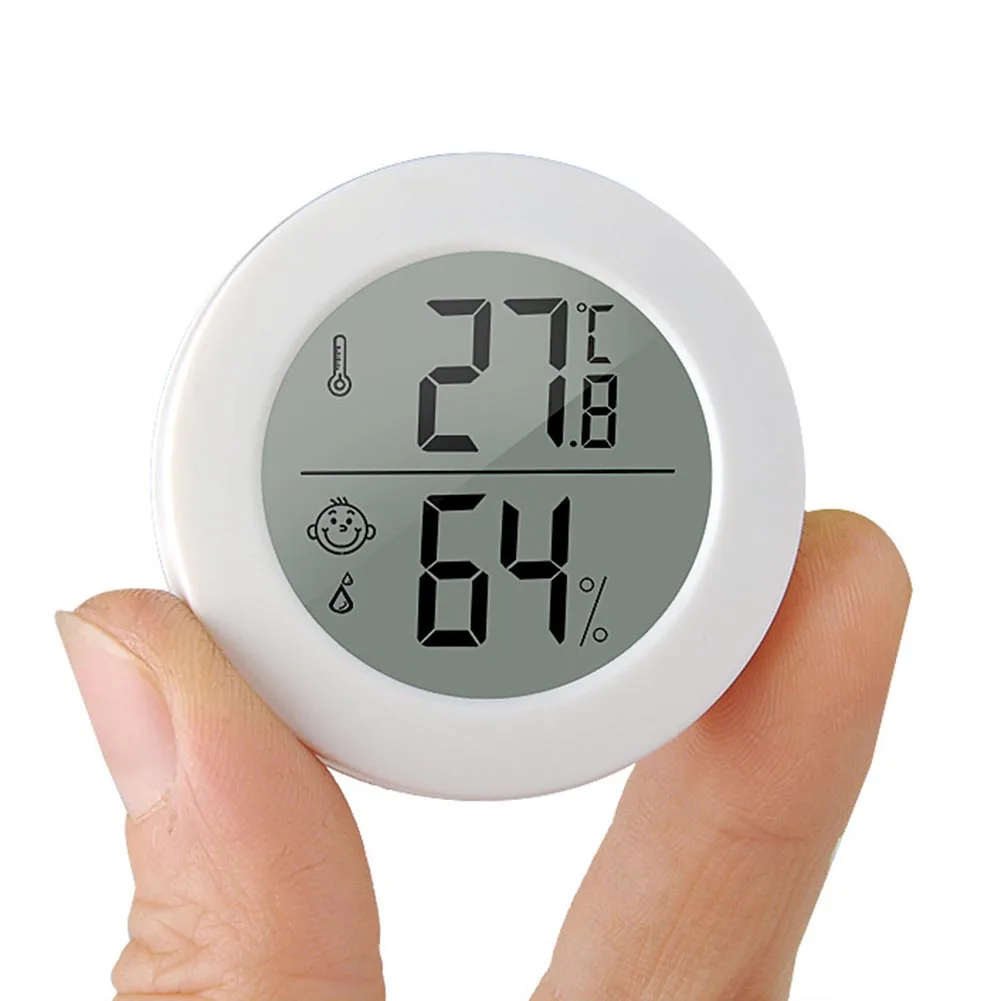 

2X Digital Indoor LCD Thermometer Hygrometer High Precision Air Comfort Indicator Flexible Mounting for Convenient Use