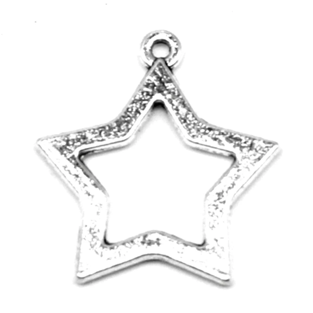 

10 pieces 20x22mm Star charms Jewelry making best gift
